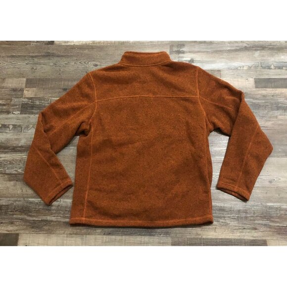 The North Face 1/2 Zip Long Sleeve Sweater Mens XL Burnt Orange - Picture 5 of 7